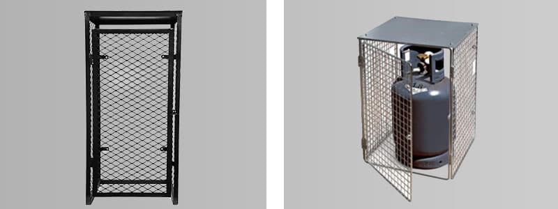 gas bottle cages